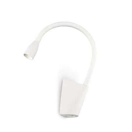 Ideal Lux - Candeeiro flexível LED pequeno GOOSE LED/3W/230V CRI 90 branco