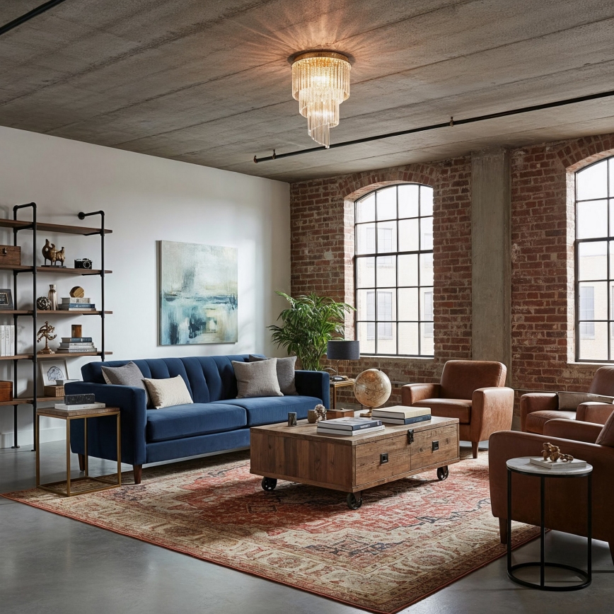 Ideal Lux - Candeeiro integrado de cristal CARLTON 12xE14/40W/230V diâmetro 50 cm dourado