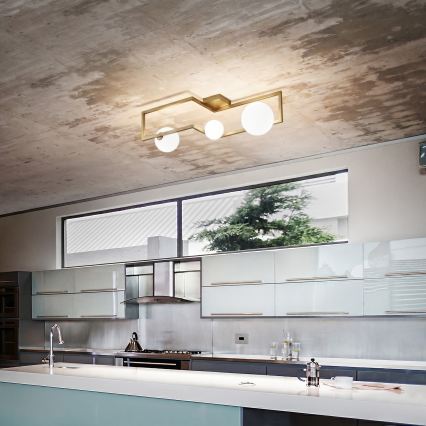 Ideal Lux - Candeeiro  integrado LED ANGOLO 3xG9/3W/230V latão