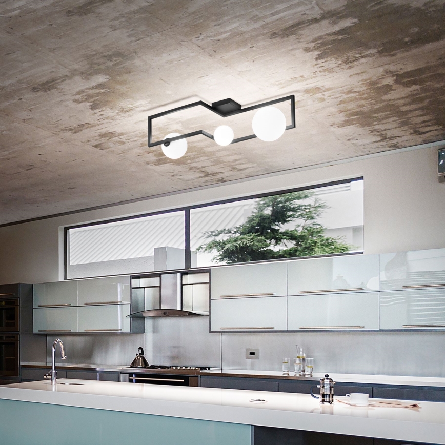 Ideal Lux - Candeeiro  integrado LED ANGOLO 3xG9/3W/230V preto