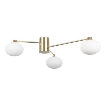 Ideal Lux - Candeeiro  integrado LED HERMES 3xG9/3W/230V diâmetro 90 cm dourado
