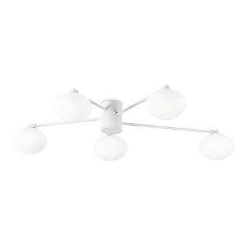 Ideal Lux - Candeeiro  integrado LED HERMES 5xG9/3W/230V diâmetro 90 cm branco