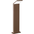 Ideal Lux - Candeeiro LED de exterior STYLE LED/8,5W/230V 3000K 50 cm CRI 90 IP54 castanho
