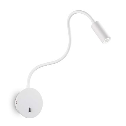 Ideal Lux - Candeeiro LED pequeno e flexível FOCUS LED/3,5W/230V branco