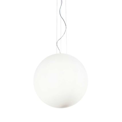 Ideal Lux - Candeeiro pendente com cabo MAPA 1xE27/42W/230V Ø 50 cm branco