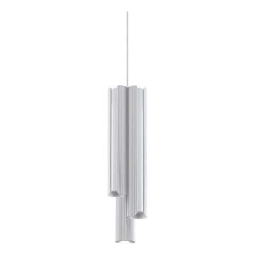 Ideal Lux - Candeeiro pendente LED regulável em cabo DORICA 3xLED/9W/230V CRI 90 Ø 9,5 cm branco