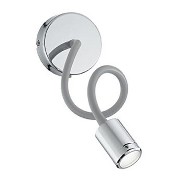 Ideal Lux - Candeeiro pequeno flexível LED/3W/230V cromado