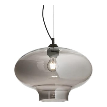 Ideal Lux - Candeeiro suspenso BISTRO 1xE27/60W/230V diâmetro 40 cm fumado