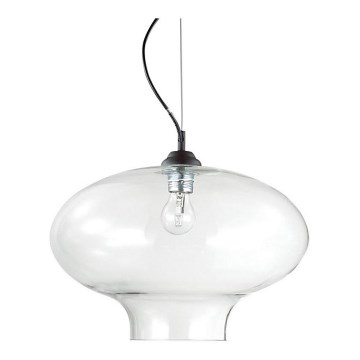 Ideal Lux - Candeeiro suspenso BISTRO 1xE27/60W/230V diâmetro 40 cm transparente
