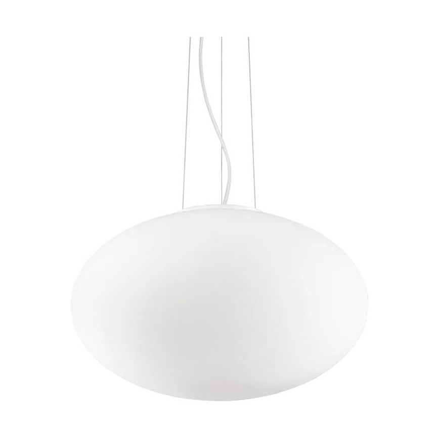 Ideal Lux - Candeeiro suspenso CANDY 1xE27/42W/230V diâmetro 50 cm branco