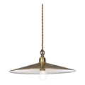 Ideal Lux - Candeeiro suspenso CANTINA 1xE27/42W/230V diâmetro 35 cm bronze