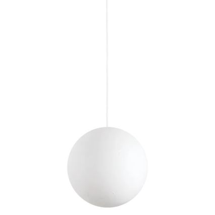 Ideal Lux - Candeeiro suspenso CARTA 1xE27/25W/230V diâmetro 30 cm branco