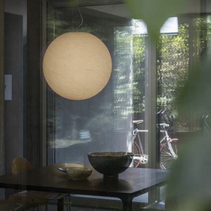 Ideal Lux - Candeeiro suspenso CARTA 1xE27/60W/230V diâmetro 60 cm branco