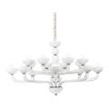 Ideal Lux - Candeeiro suspenso CASANOVA 16xE14/40W/230V diâmetro 120 cm branco