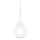 Ideal Lux - Candeeiro suspenso com cabo KALIQUE 1xE27/42W/230V diâmetro 18 cm transparente