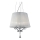 Ideal Lux - Candeeiro suspenso de cristal PEGASO 3xE14/28W/230V diâmetro 40 cm cromado brilhante
