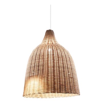 Ideal Lux - Candeeiro suspenso HAUNT 1xE27/60W/230V diâmetro 35 cm bege