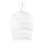Ideal Lux - Candeeiro suspenso KARMA 1xE27/60W/230V diâmetro 38 cm branco