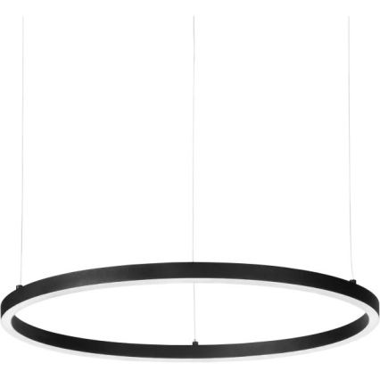 Ideal Lux - Candeeiro suspenso LED com regulação ORACLE SLIM LED/28W/230V 4000K diâmetro 50 cm CRI 90 preto
