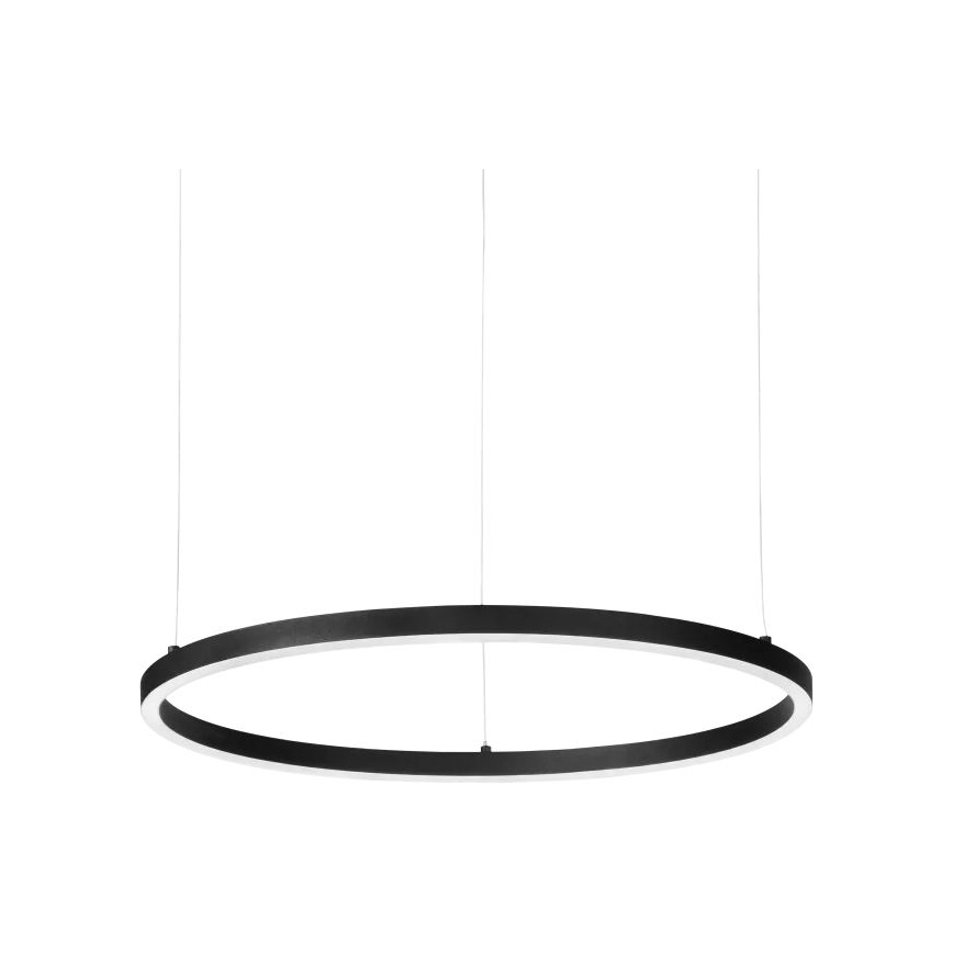 Ideal Lux - Candeeiro suspenso LED com regulação ORACLE SLIM LED/28W/230V 4000K diâmetro 50 cm CRI 90 preto