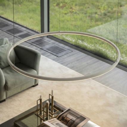 Ideal Lux - Candeeiro suspenso LED com regulação ORACLE SLIM LED/42W/230V 4000K diâmetro 90 cm CRI 90 branco