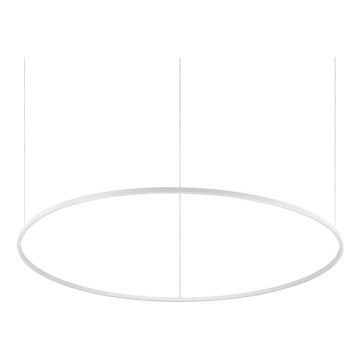 Ideal Lux - Candeeiro suspenso LED com regulação ORACLE SLIM LED/76W/230V 3000K diâmetro 150 cm branco