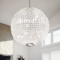 Ideal Lux - Candeeiro suspenso LED de cristal LUXOR 12xG9/3W/230V diâmetro 60 cm transparente