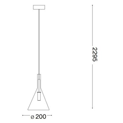 Ideal Lux - Candeeiro suspenso LED EMPIRE 1xG9/3W/230V