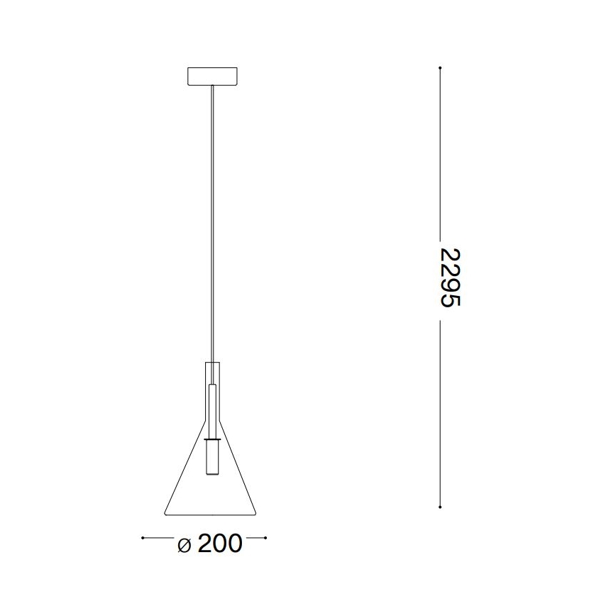 Ideal Lux - Candeeiro suspenso LED EMPIRE 1xG9/3W/230V