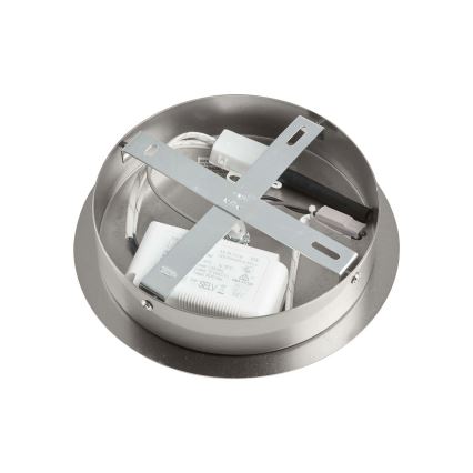 Ideal Lux - Candeeiro suspenso LED EQUINOXE 12xG4/2W/230V diâmetro 124 cm cromado brilhante/transparente