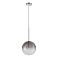 Ideal Lux - Candeeiro suspenso LED EQUINOXE 1xG4/2W/230V diâmetro 25 cm cromado brilhante/fumado