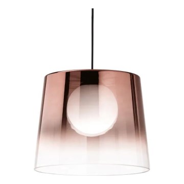 Ideal Lux - Candeeiro suspenso LED FADE 1xG9/3W/230V diâmetro 27,3 cm cobre/fumado