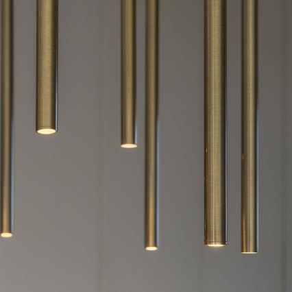 Ideal Lux - Candeeiro suspenso LED FILO LED/25W/230V latão