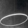 Ideal Lux - Candeeiro suspenso LED HULAHOOP LED/28W/230V 3000K diâmetro 61 cm CRI 90 branco