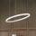 Ideal Lux - Candeeiro suspenso LED MIRACLE LED/37W/230V diâmetro 60 cm CRI 90 cromado mate