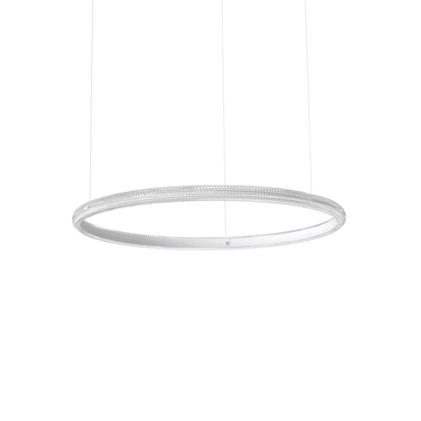 Ideal Lux - Candeeiro suspenso LED MIRACLE LED/45W/230V diâmetro 80 cm CRI 90 cromado mate