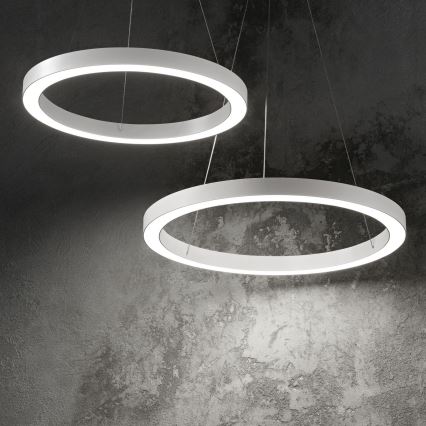 Ideal Lux - Candeeiro suspenso LED ORACLE LED/28W/230V 3000K diâmetro 50 cm CRI 90 branco
