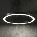 Ideal Lux - Candeeiro suspenso LED ORACLE LED/28W/230V 3000K diâmetro 50 cm CRI 90 preto