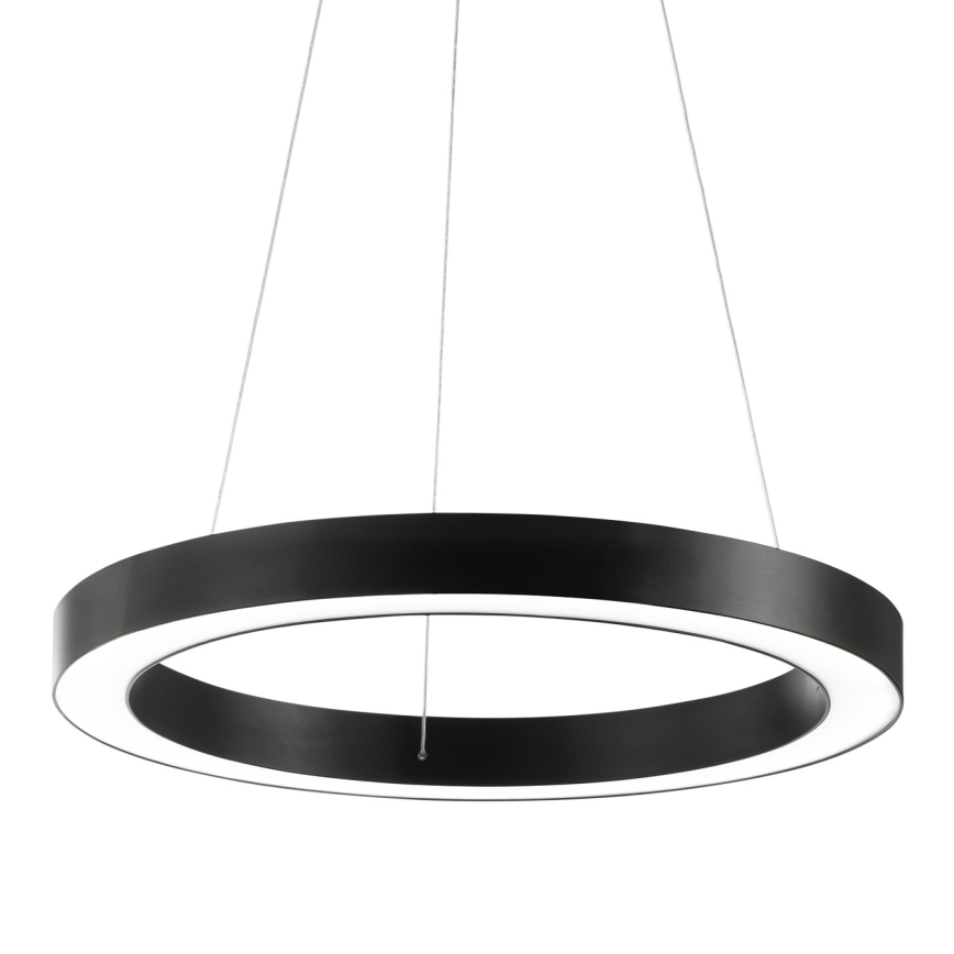 Ideal Lux - Candeeiro suspenso LED ORACLE LED/28W/230V 3000K diâmetro 50 cm CRI 90 preto