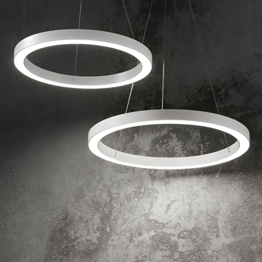 Ideal Lux - Candeeiro suspenso LED ORACLE LED/33W/230V 3000K diâmetro 60 cm CRI 90 branco