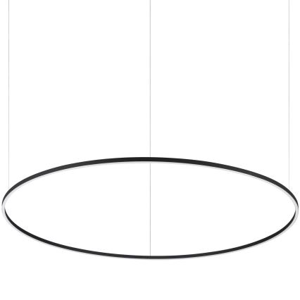 Ideal Lux - Candeeiro suspenso LED ORACLE LED/89W/230V 3000K diâmetro 150 cm preto