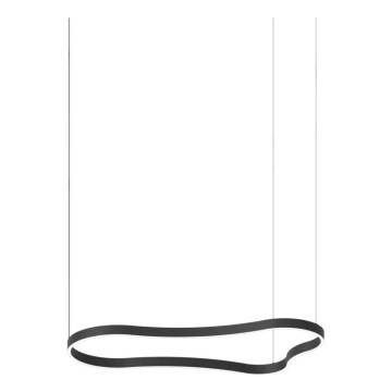 Ideal Lux - Candeeiro suspenso LED WAVES LED/45W/230V CRI 90 preto