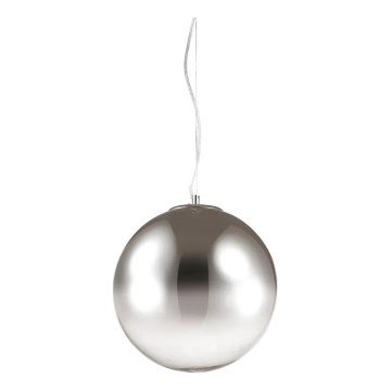 Ideal Lux - Candeeiro suspenso MAPA 1xE27/42W/230V diâmetro 40 cm cinzento/fumado