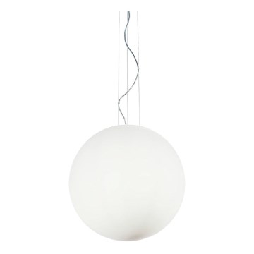 Ideal Lux - Candeeiro suspenso MAPA 1xE27/60W/230V branco