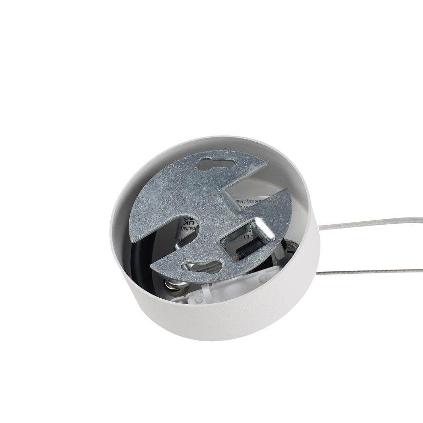 Ideal Lux - Candeeiro suspenso MAPA 1xE27/60W/230V branco