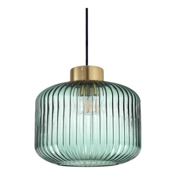 Ideal Lux - Candeeiro suspenso MINT 1xE27/60W/230V diâmetro 24 cm verde