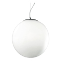 Ideal Lux - Candeeiro suspenso por cabo MAPA 1xE27/42W/230V Ø 40 cm branco