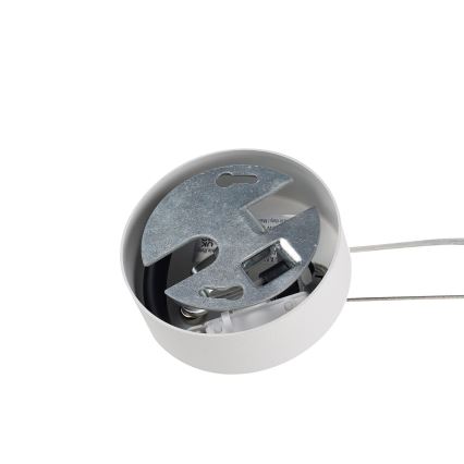 Ideal Lux - Candeeiro suspenso por cabo MAPA 1xE27/42W/230V Ø 40 cm branco