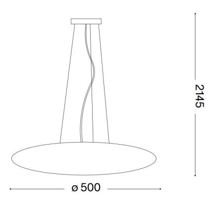 Ideal Lux - Candeeiro suspenso SMARTIES 3xE27/42W/230V 50 cm