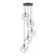 Ideal Lux - Candelabro suspenso ICE 5xE27/60W/230V
